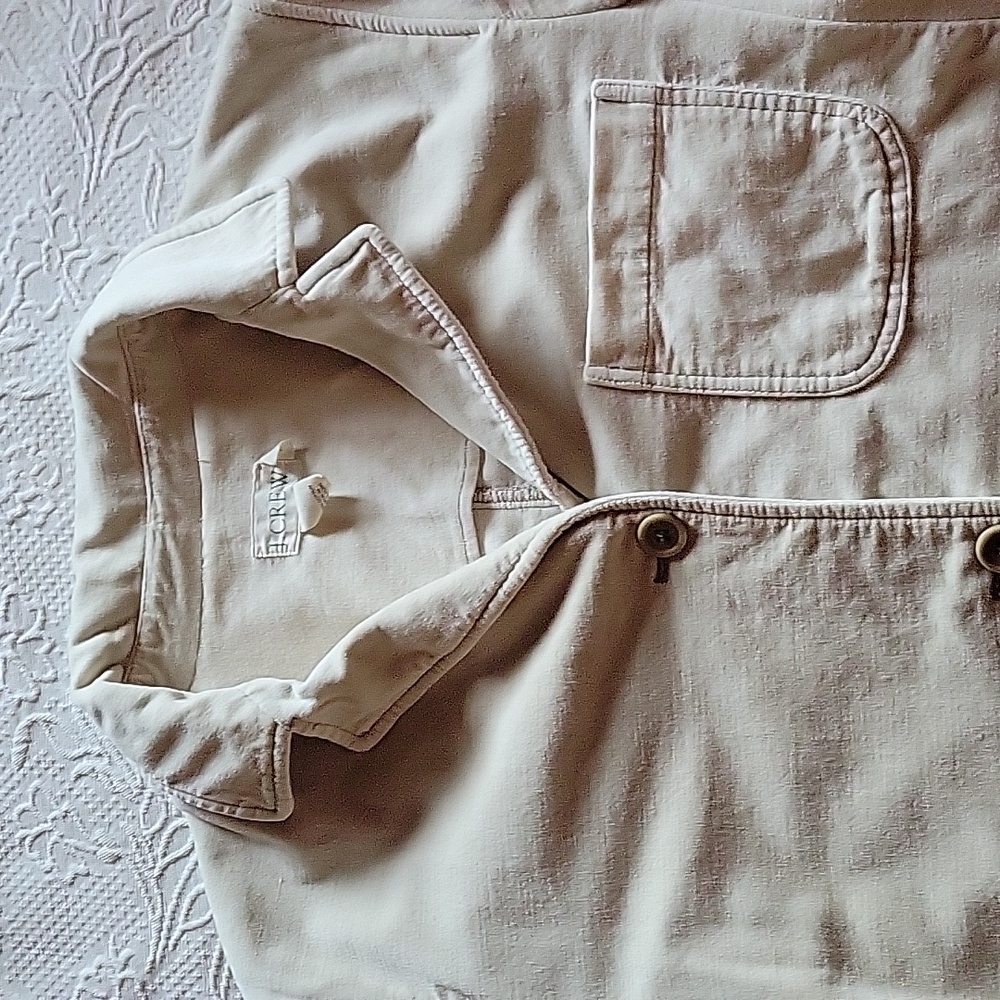 J CREW COTTON VELOUR JACKET BLAZER SIZE MEDIUM